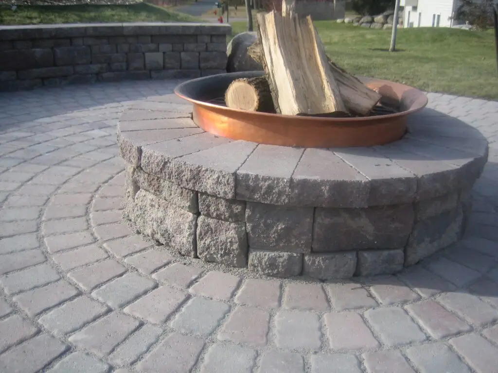 Patio Pavers - fire pit